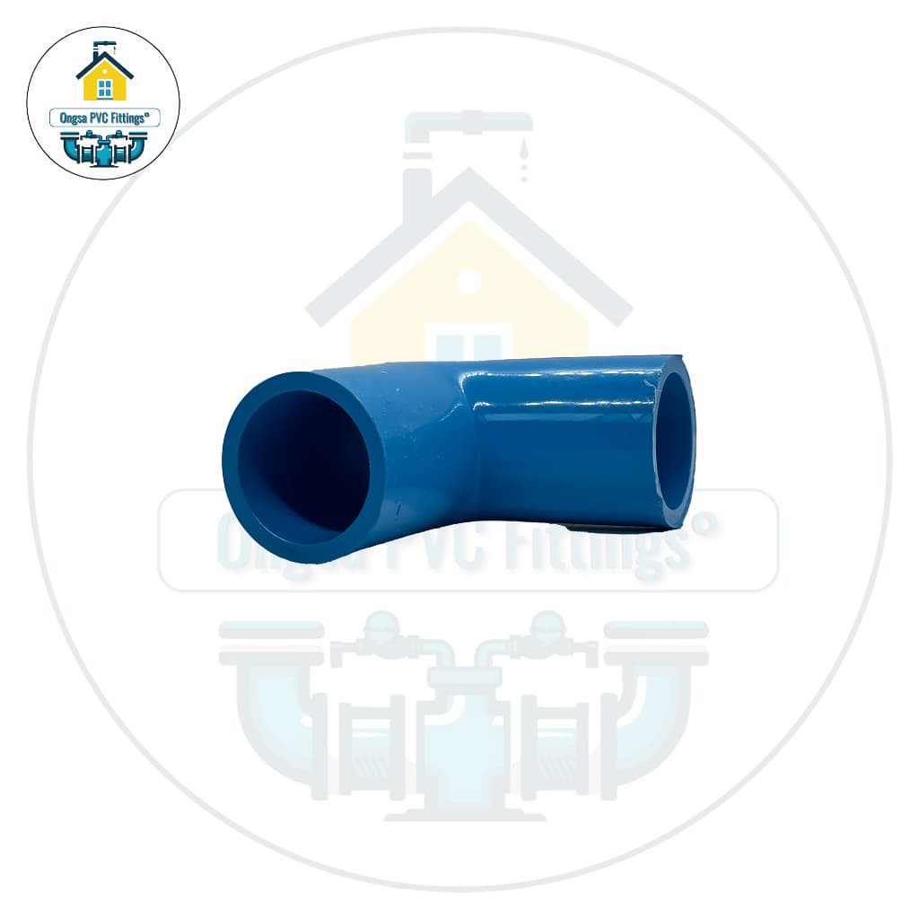 ข้องอ 90 องศา ขนาด 1/2 นิ้ว หรือ 4 หุน ข้องอหนา ใช้สวมท่อ PVC ฟ้า มาตรฐานทั่วไป รูปที่ 3