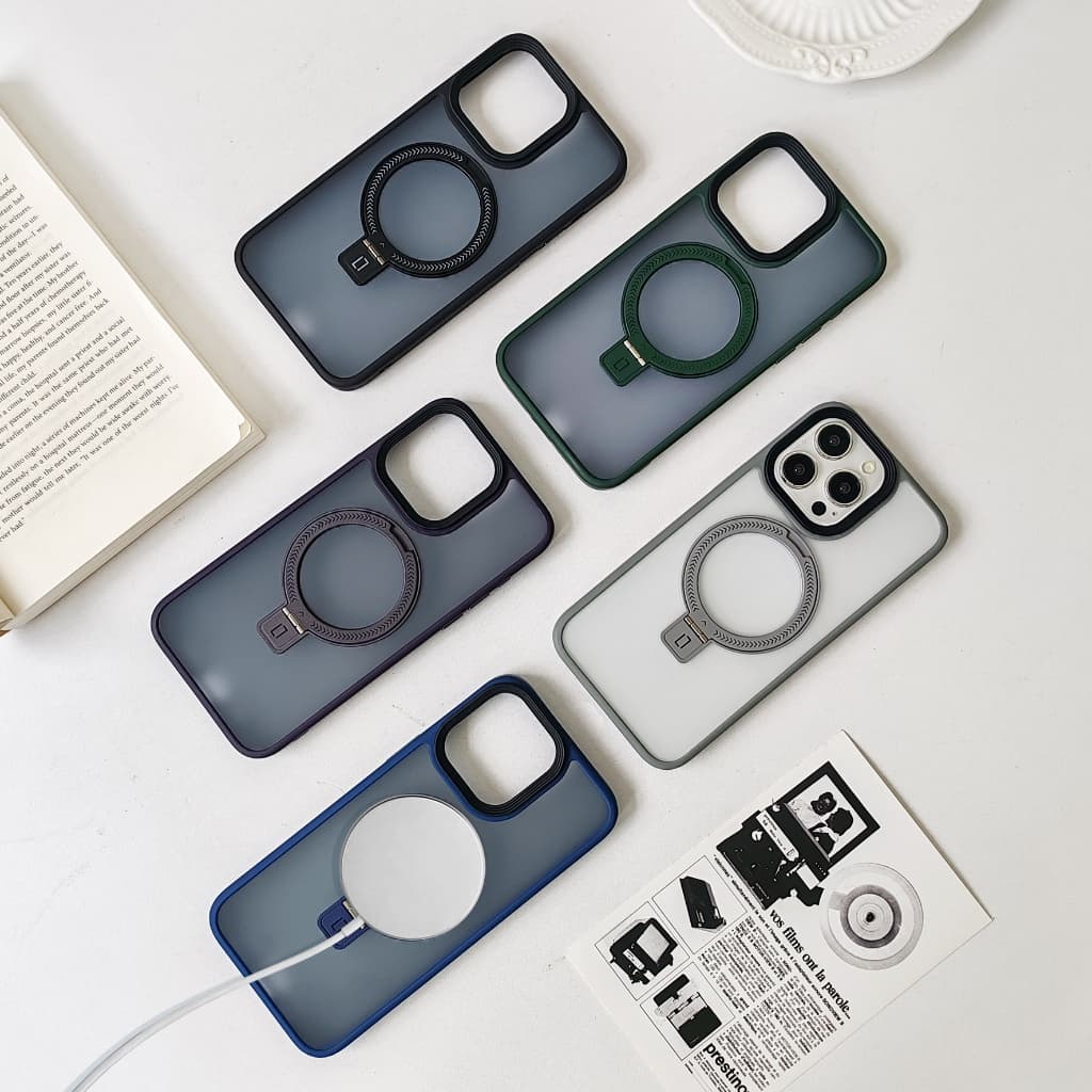 case เคสอะคริลิคชาร์จได้ตั้งได้ หลังด้าน สำหรับไอโฟน 11,12,13,14,15，16，Pro，max for iPhone 11 16Promax 14Promax 15Promax รูปที่ 3