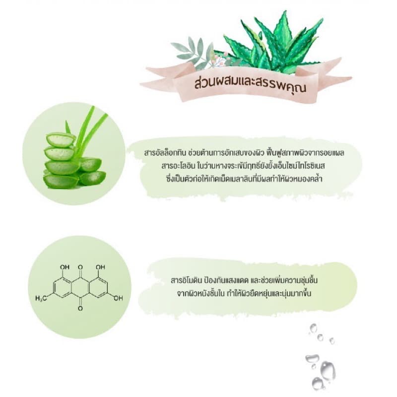 3แถม2 arraTOPFACE เจลว่านหางจระเข้100% อาร่า ท็อปเฟซ อะโล เวร่า ซู้ตติ้ง แอนด์ มอยซ์เจอร์ เจลขนาด 300กรัม แถมฟรีหินกัวซา รูปที่ 5