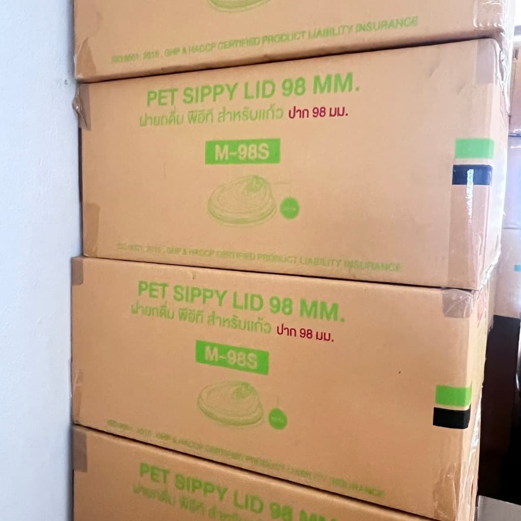 ฝายกดื่มปากกว้าง98มม.แบบมีจุกเปิดปิด บรรจุ50ชิ้น/แถวยี่ห้อFPCปลอดภัยใช้ง่ายปิดสนิทใช้กับเเก้ว98มม.เท่านั้น รูปที่ 4