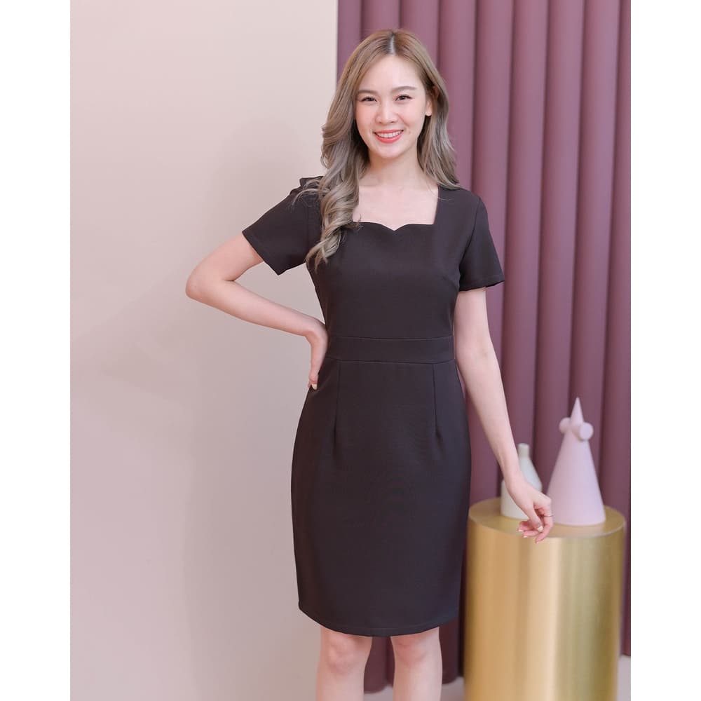 เดรสยาว รุ่น Mini heart dress - CRAYONBRAND รูปที่ 2