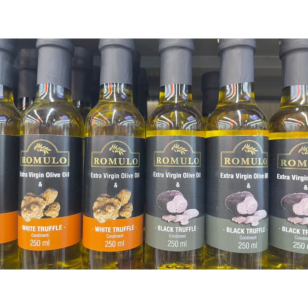 น้ำมันเห็ดทรัฟเฟิล ROMULO EXTRA VIRGIN OIL WITH BLACK / WHITE TRUFFLE 250 ML รูปที่ 9