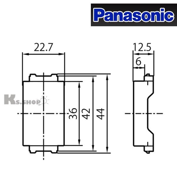 PANASONIC รุ่น อินิชีโอ แผ่นปิดช่องว่าง WEGN 3020 ขาว เทา ดำ รูปที่ 5