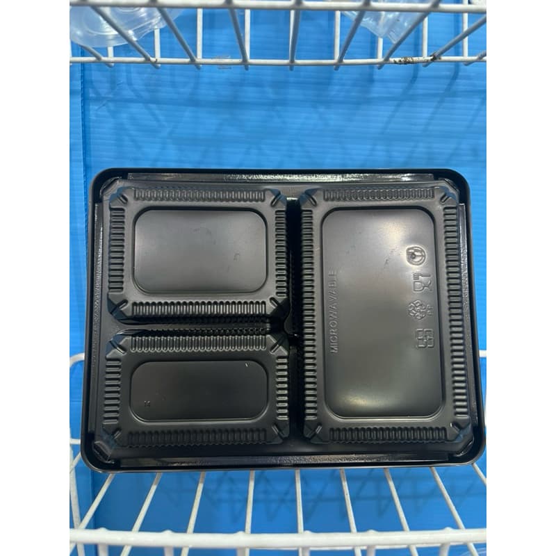 กล่องข้าว 3 ช่อง พร้อมฝา,กล่องอาหาร3ช่อง,กล่องข้าว 1 แพ็ค 25 ชิ้น รูปที่ 4