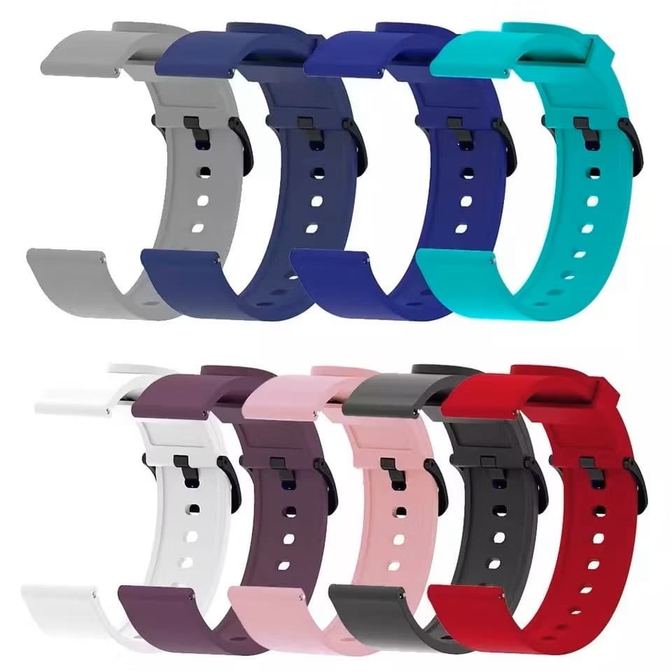 สายซิลิโคน ขนาด 20 มม. Amazfit Bip 3,3 Pro / GTS 4,4 mini / Bip U,U Pro / GTS / GTS 2,2e,2 mini / GTS 3 / Bip S,Lite รูปที่ 3