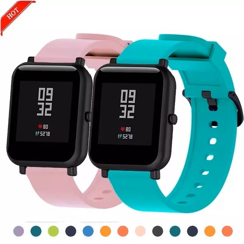 สายซิลิโคน ขนาด 20 มม. Amazfit Bip 3,3 Pro / GTS 4,4 mini / Bip U,U Pro / GTS / GTS 2,2e,2 mini / GTS 3 / Bip S,Lite รูปที่ 4