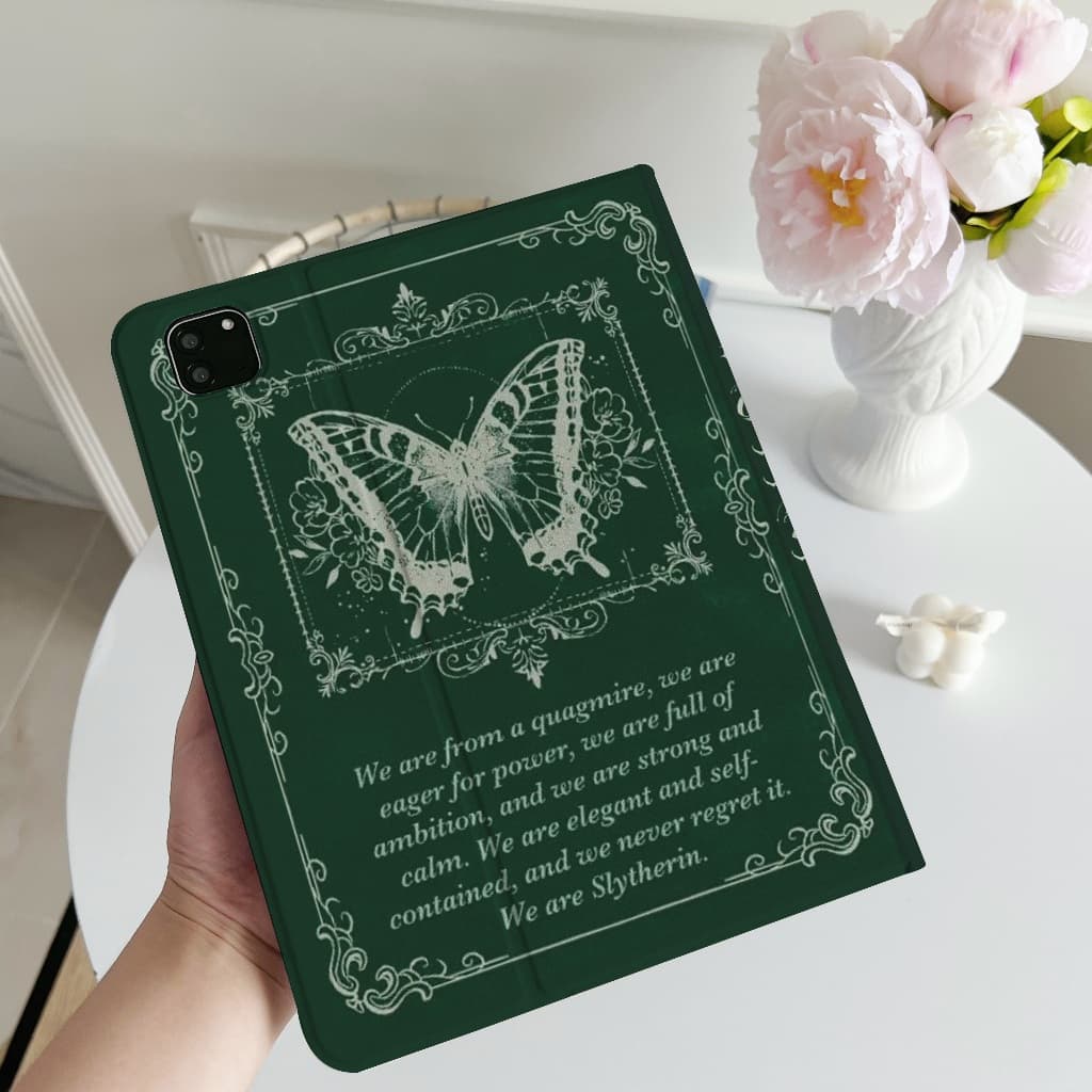 จัดส่งทันทีเคสไอแพด หนังสือเวทย์มนตร์ แฮร์รี่พอตเตอร์ Pro13 2024 Air7/6 11 Gen11การ์ดแค็ปเตอร์ รูปที่ 3