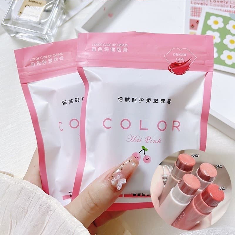 L451 Haipink ลิปบาล์ม เปลี่ยนสี เนื้อแมตต์ บำรุงปากนุ่ม ไม่แห้งแตก ให้ความชุ่มชื้น รูปที่ 8