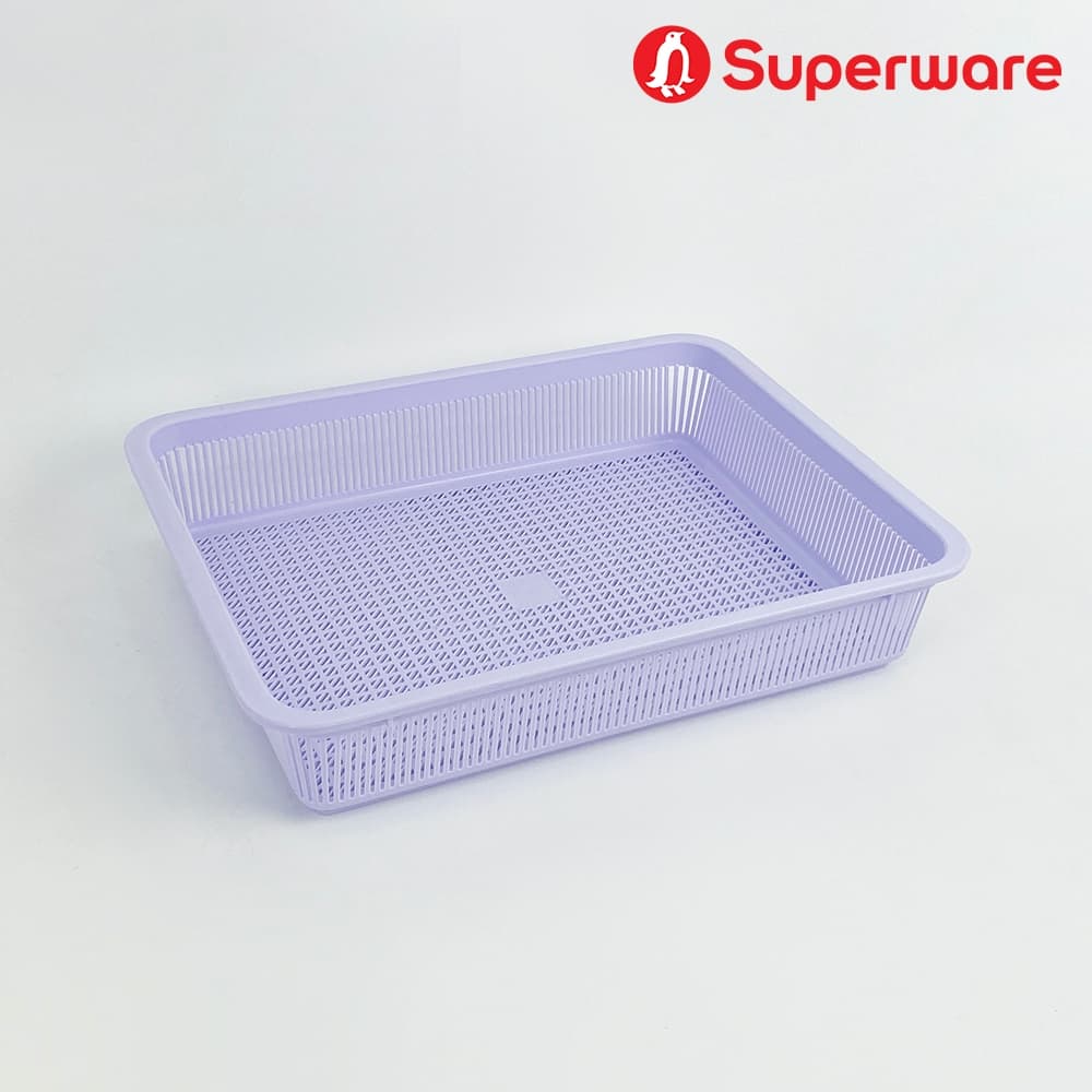 Srithai Superware ตะกร้าใส่ของพลาสติก ถาดรองอเนกประสงค์สี่เหลี่ยม รุ่น B-SERIES รูปที่ 9