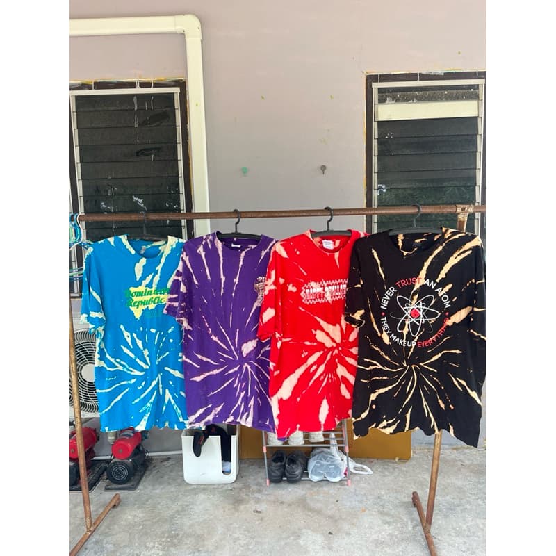 เสื้อกัดสี ไซส์ ฝรั่ง เสื้อมัดย้อม ราคาส่ง29บาท เสื้อคนอ้วน มือสองเกรดA รูปที่ 1