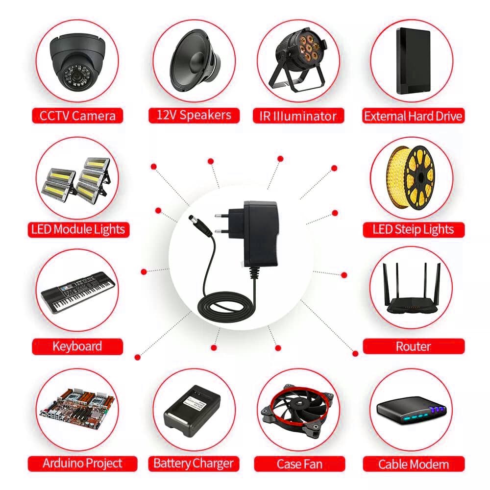 JIAPU 12V-1A 21V-1A 21V-1.5A เครื่องชาร์จ เครื่องชาร์จแบตเตอรี่ลิเธียม EU ปลั๊ก 2.0 - 2.5 มม เครื่องชาร์จ DC รูปที่ 4