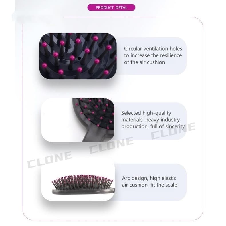 >ถูกที่สุด<Airbang comb เซตหวี Limited Edition สำหรับจัดแต่งทรงผม 2 ชิ้น รูปที่ 9