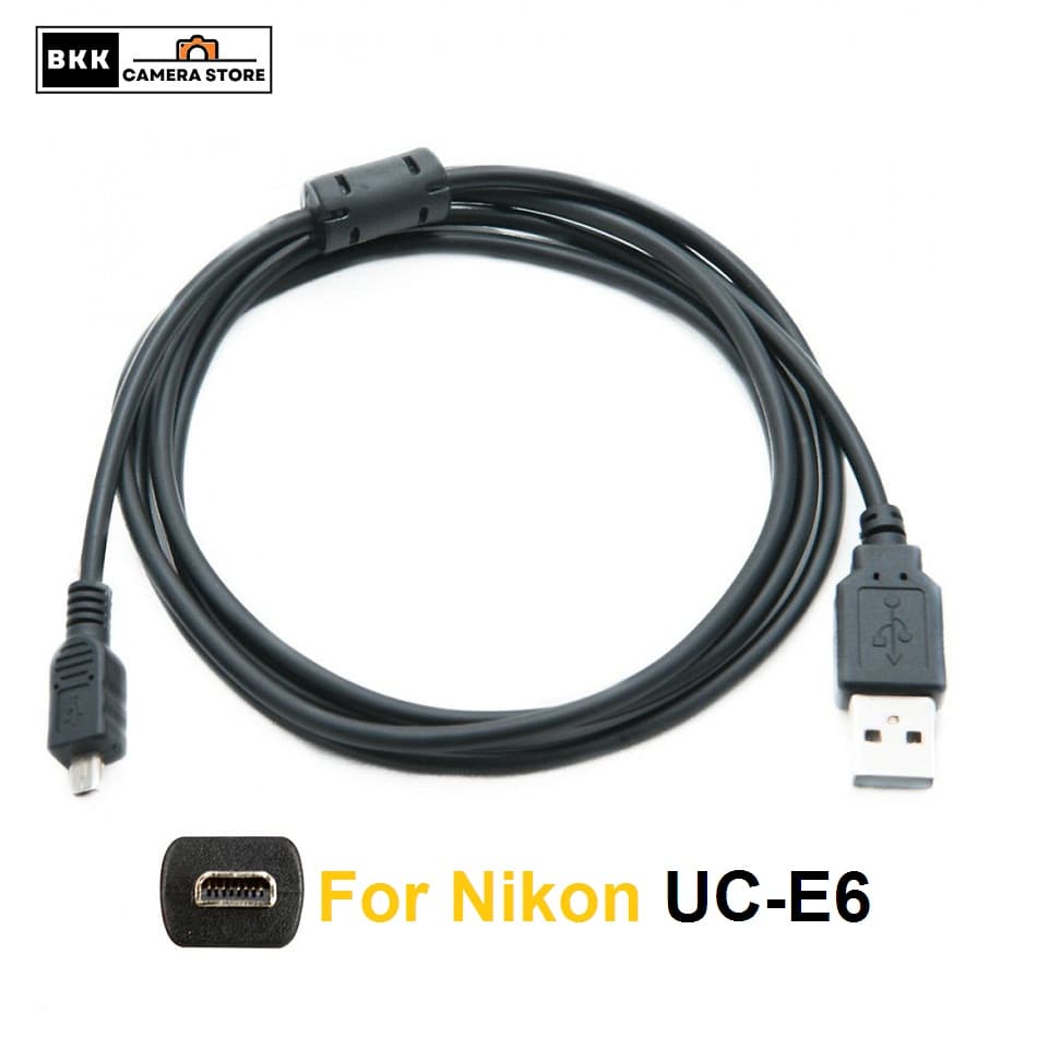 สายลิ้ง USB Cable UC-E6 8pin สายชาร์จ ใช้ได้กับ กล้อง Nikon / Sony หลายรุ่น มีของ รูปที่ 1