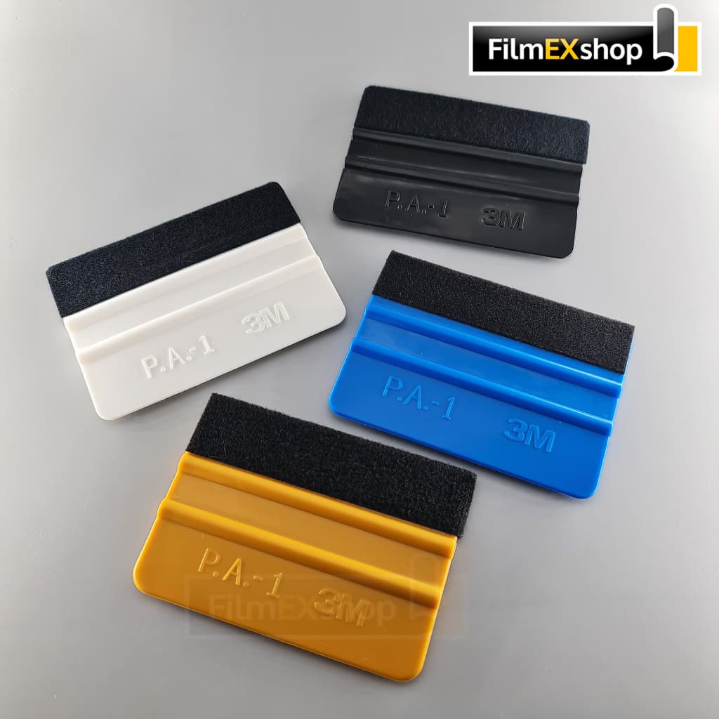 ยางรีดสติ๊กเกอร์ ยางรีดน้ำ ที่รีดฟิล์ม อุปกรณ์ติดฟิล์ม เครื่องมือช่างฟิล์ม 3M P.A.-1 CD32 SQUEEGEE W/FELT EDGE รูปที่ 3