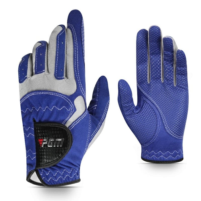ถุงมือกอล์ฟ PGM แบบนุ่ม มืออาชีพ golf glove ผ้าไมโครไฟเบอร์ ระบายอากาศ ป้องกันการลื่น ถุงมือฝึกอบรม รูปที่ 9