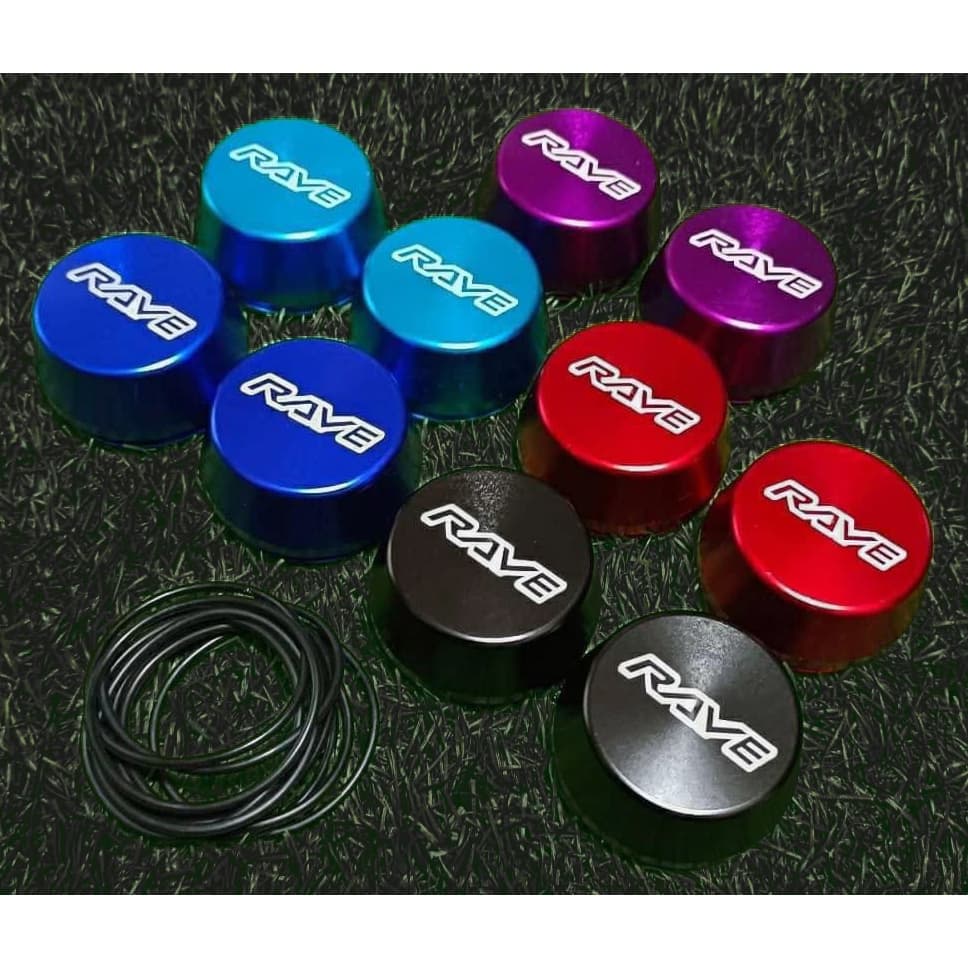 "พร้อมส่ง"ฝาครอบดุมล้อ RAVE ชุดคู่หน้า (2 ชิ้น) กระบะตัวเตี้ย สำหรับ ISUZU DMAX , CHEVROLET 2000-2019