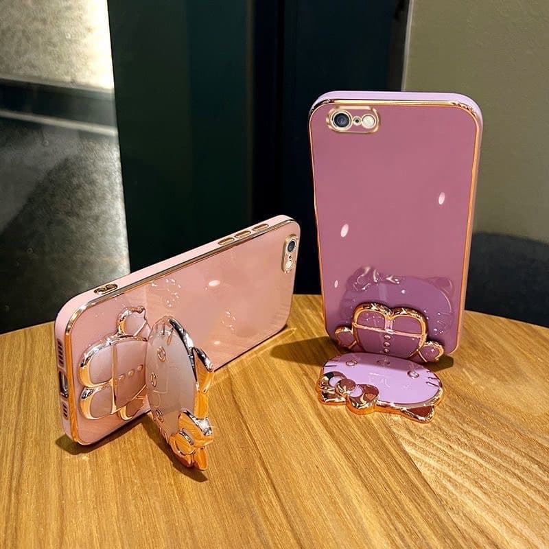 เคส คิตตี้ ขาตั้งได้ สำหรับ Samsung A02S A03S C55 M55 A71 A22 A12 A53 A52 A52S A04S A13 4G 5G A23 A50 A30S ลายน่ารัก รูปที่ 8