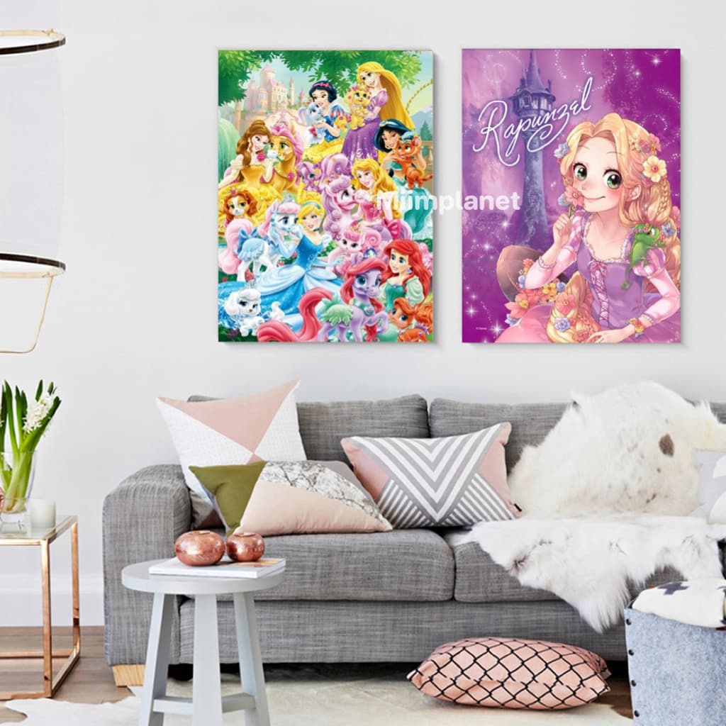 NEW! มีลายใหม่ ครอสติสคริสตัล ภาพติดเพชรคริสตัล 30x40cm 5D DIY Diamond Painting การ์ตูน เจ้าหญิง Princess แต่งบ้าน รูปที่ 3