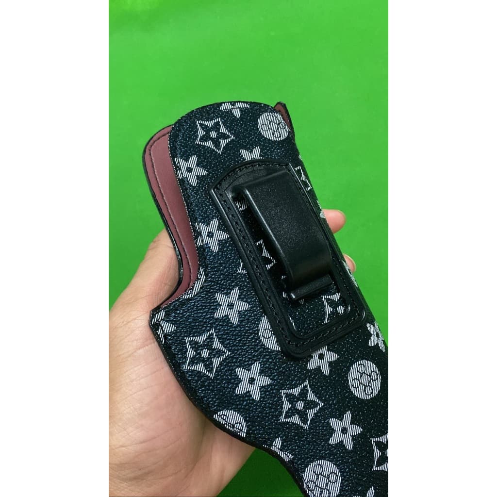 ซองพกใน ซองปืนพกในลายหลุยส์ มีทั้งข้างซ้ายขวา ขอบดำ (glock cz 357 38 911 P365 Lcp ชิพ 21a 238 p938 P320*ทุกรุ่น*) รูปที่ 2