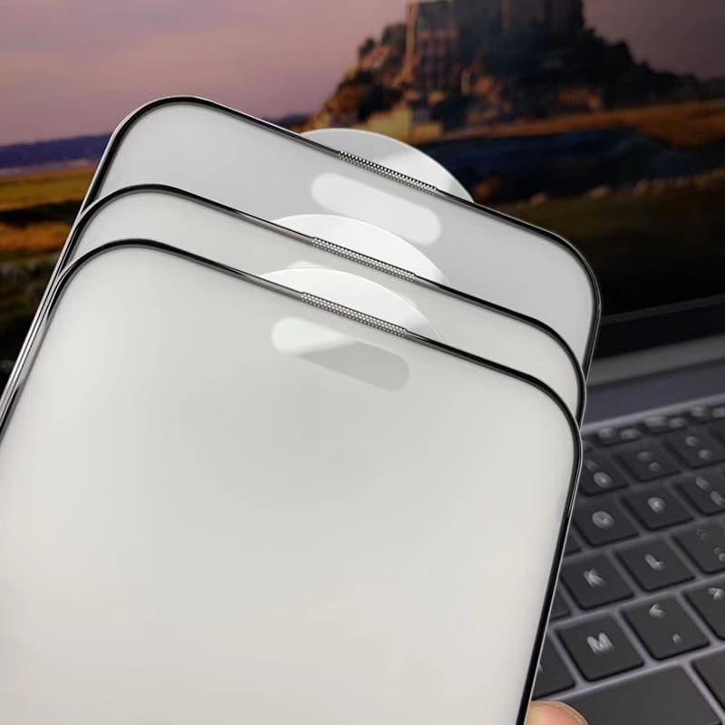 ฟิล์มกระจก iPhone แบบเต็มหน้าจอป้องกันการระเบิด IP16Plus 15 Pro Max|14 Plus|14 Pro/13 Pro/12 pro Max/12 pro/12/11/XR/6P รูปที่ 9