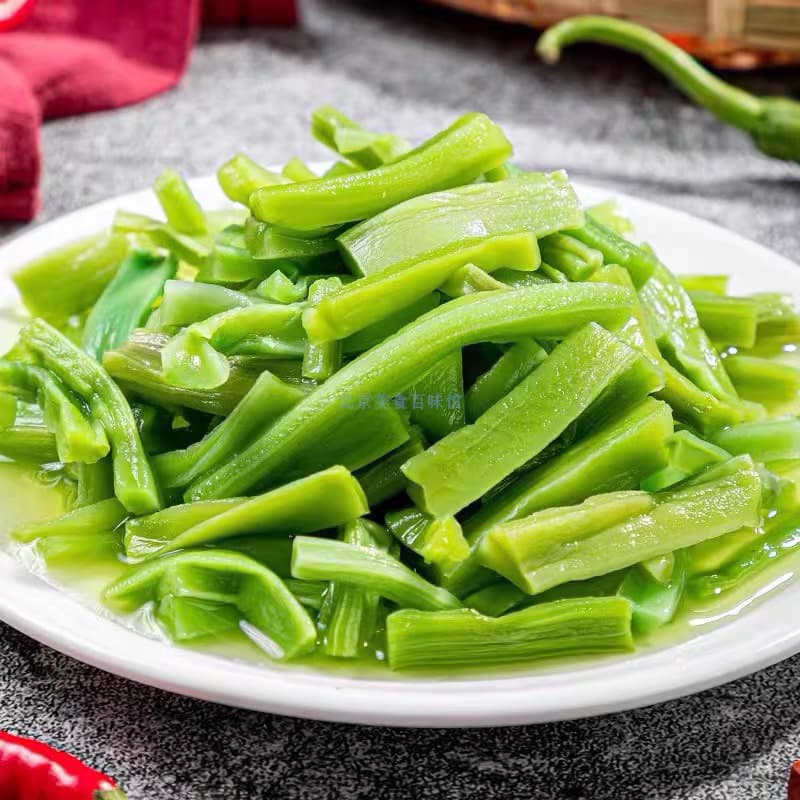 ก๊งฉ่าย กินกับชาบูหม่าล่า ผักหม้อไฟ ขนาด 1600g รสชาติหอมๆกรอบๆ ผัก ใช้สำหรับประกอบอาหารได้หลากหลาย ผัด ยำ รูปที่ 2