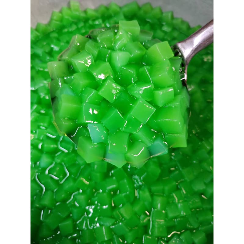 วุ้นมะพร้าวสีเขียว วุ้นมะพร้าวในน้ำเชื่อม เครื่องน้ำแข็งใส น้ำหนัก วุ้นมะพร้าวเครื่องใส่ไอศครีม รูปที่ 4