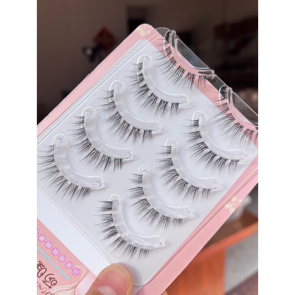 ขนตาปลอม รุ่น AURA ขนตาปลอม 3D ความยาว 12 mm. ยาวนุ่ม ไม่แข็ง เป็นธรรมชาติ ขนตาปลอมแกนเอ็นบางใส รูปที่ 5
