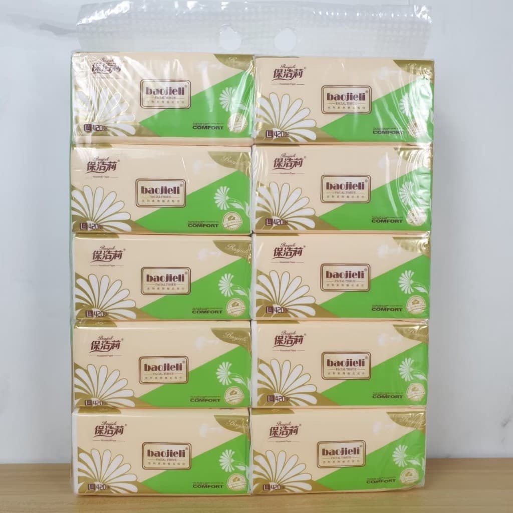 ทิชชู่ BIG-G-BOX ยกลัง 10 แพ็คใช้เช็ดหน้าได้ ซึมซับดีเยี่ยม ไม่เป็นขุย หนา 4 ชั้น กระดาาทิชชู่ เนื้อสีขาว รูปที่ 4