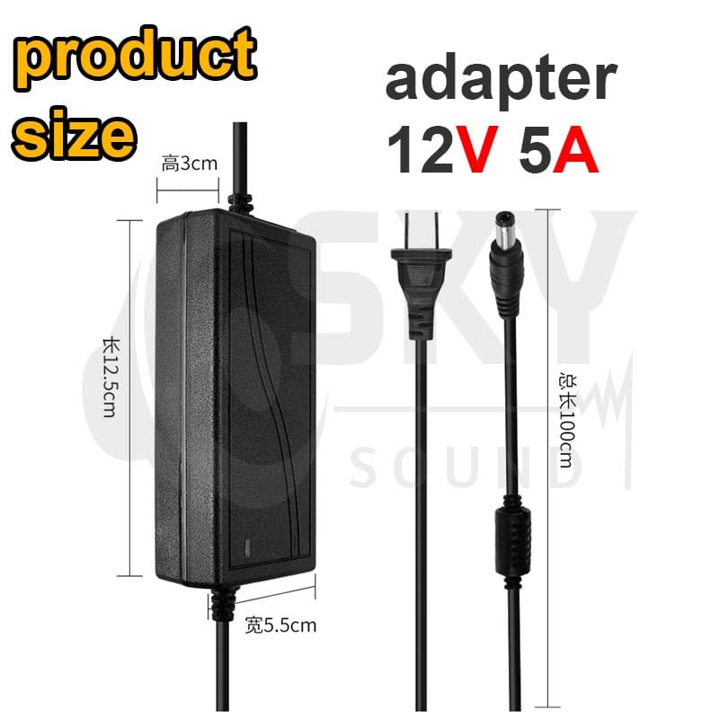 SKYSOUND อะแดปเตอร์ 12v 24v adapter อะแดปเตอร์ adapter 12v 24v 5a อะแดปเตอร์ อแดปเตอร์12v อะแดปเตอร์แปลง อแดปเตอร์แปลง รูปที่ 8