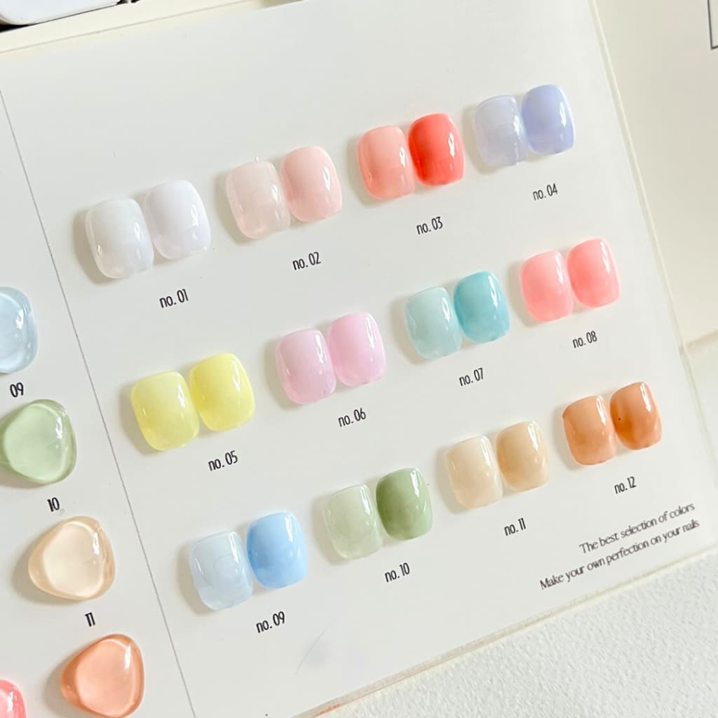 KEDI perfect gel polish 15ml Syrup Pastel Series สีโทนพาสเทล เกาหลี เกาใจ สีเจลคุณภาพดี รูปที่ 4