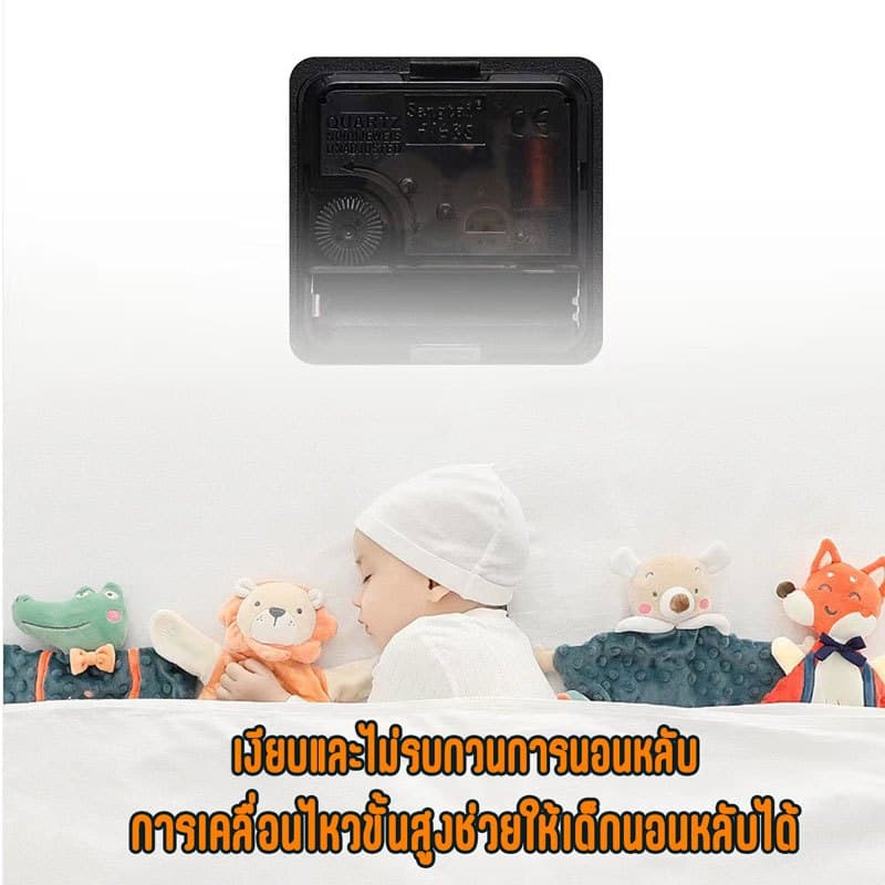 รุ่นล่าสุด！นาฬิกาแขวนผนัง Early Education นาฬิกาแขวนผนัง/คุณภาพสูง นาฬิกาอนุบาล/นาฬิกาสำหรับเด็ก รูปที่ 4