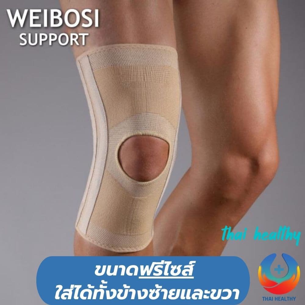 ผ้ารัดหัวเข่า ที่รัดหัวเข่า สายรัดเข่า สายรัดพยุงเข่า knee support ช่วยซัพพอร์ตเข่าและพันเข่าแก้ปวดเข่า รูปที่ 6