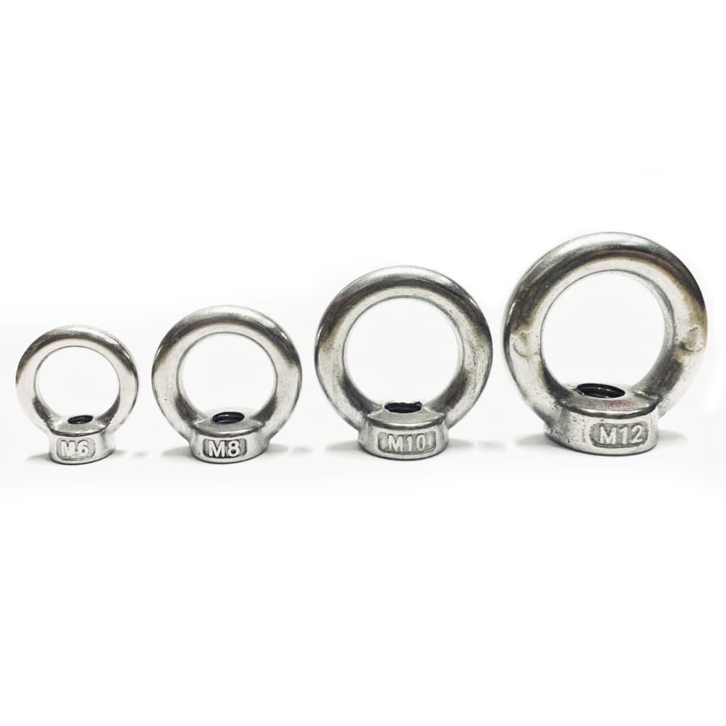 อายนัท EYE NUT สแตนเลส304 M5-M12 รูปที่ 6
