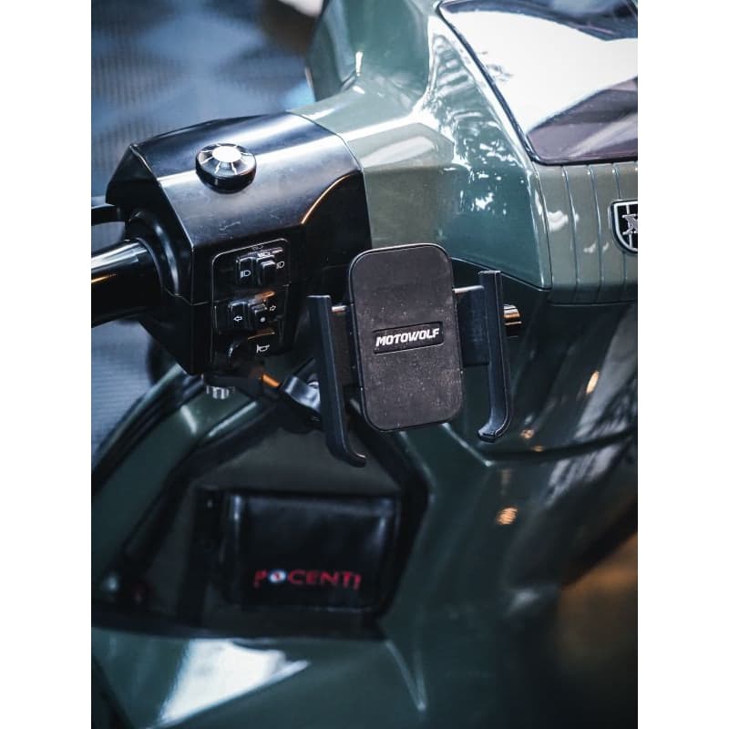 ใหม่!! ที่จับ มือถือ ใต้แฮนด์ J200 G350 X300 X200 X250 V200 V125 รุ่นSmart ปรับง่าย ลงตัว พร้อมบูส+น็อตสแตนเลส : Pocenti รูปที่ 6