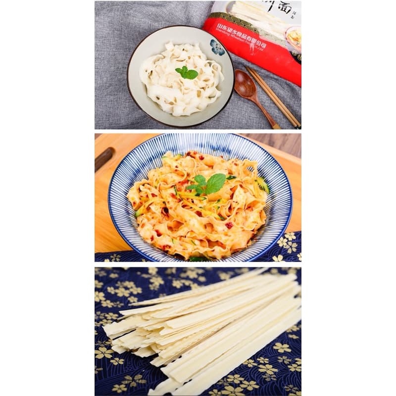 เส้นหมี่ เส้น เส้นก๊วยเตียว เส้นจีน แบนหหยัก เหมาะสำหรับหม่าล่าชาบู ขนาด 1000 g อาหารแห้งส่งไปอาจะมีแตกหักบ้างโปรดเข้าใจ รูปที่ 7