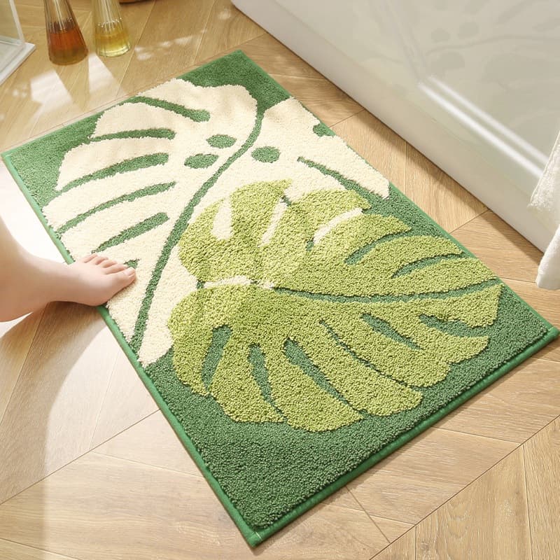 ShopAt.Two พรมเช็ดเท้า 40x60 cm.พื้นยางTRP กันลื่น ซับน้ำ ทอแน่น หนา นุ่ม รูปที่ 2