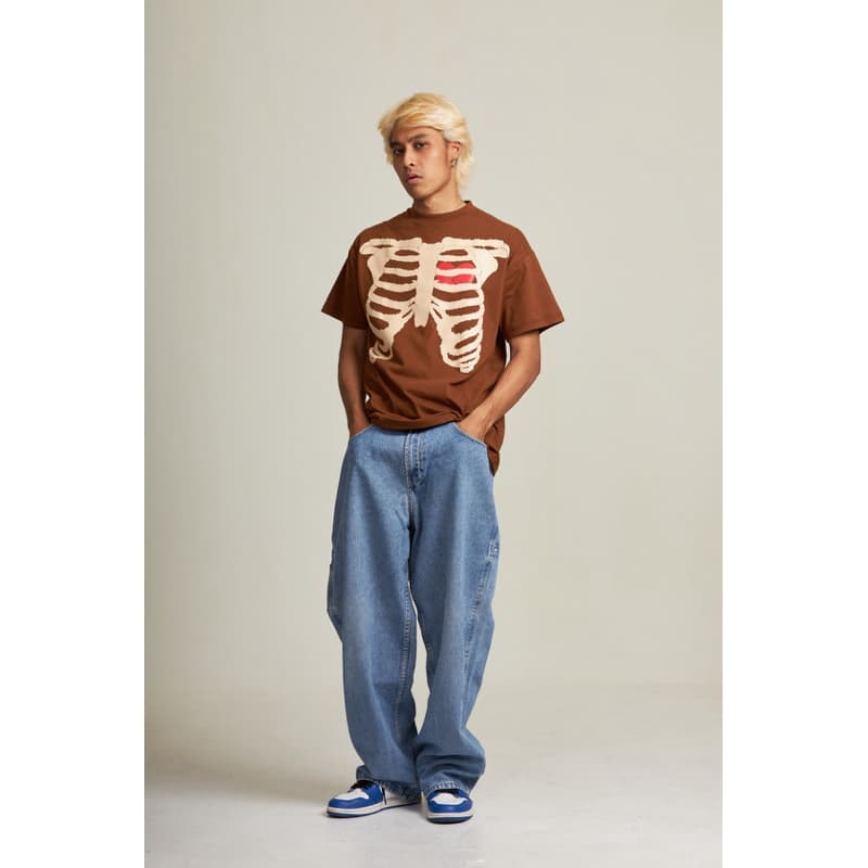 Fearless เสื้อยืดแขนสั้น Bone T-Shirt รูปที่ 3