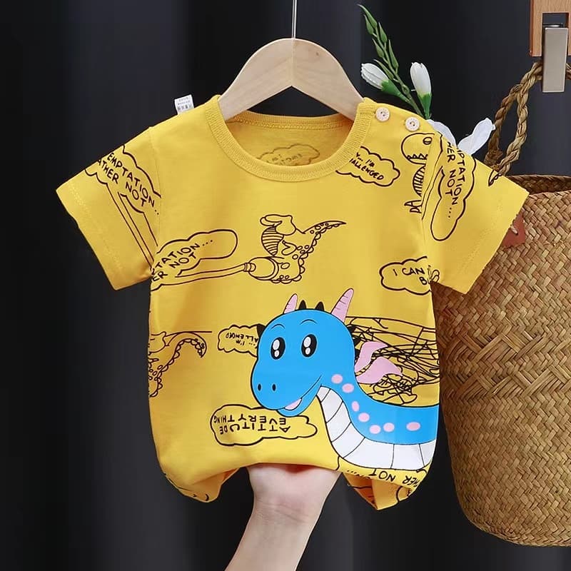 WW15 เสื้อยืดเด็ก เสื้อเด็ก3เดือน-5ปี ผ้าคอตตอนใส่สบาย ภาพการ์ตูน รูปที่ 5