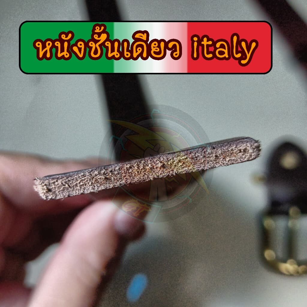 เข็มขัดหนังวัวแท้ Italy หัวทองเหลืองแท้ คุณภาพเกรด premium เข็มขัดหนังแท้ ชาย หนังวัวฟอก รับประกัน3ปี หนังชั้นเดียว รูปที่ 4