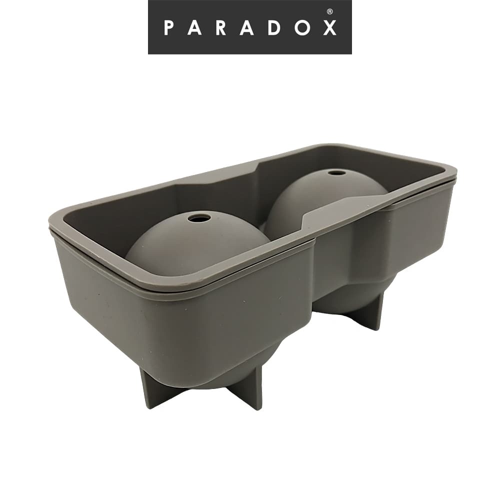 Paradox : พิมพ์น้ำแข็งกลม 2 ช่อง เส้นผศ.ต่อน้ำเเข็ง 1 ลูก 6 ซม Ice ball mould-2 balls BB Z1009 รูปที่ 2