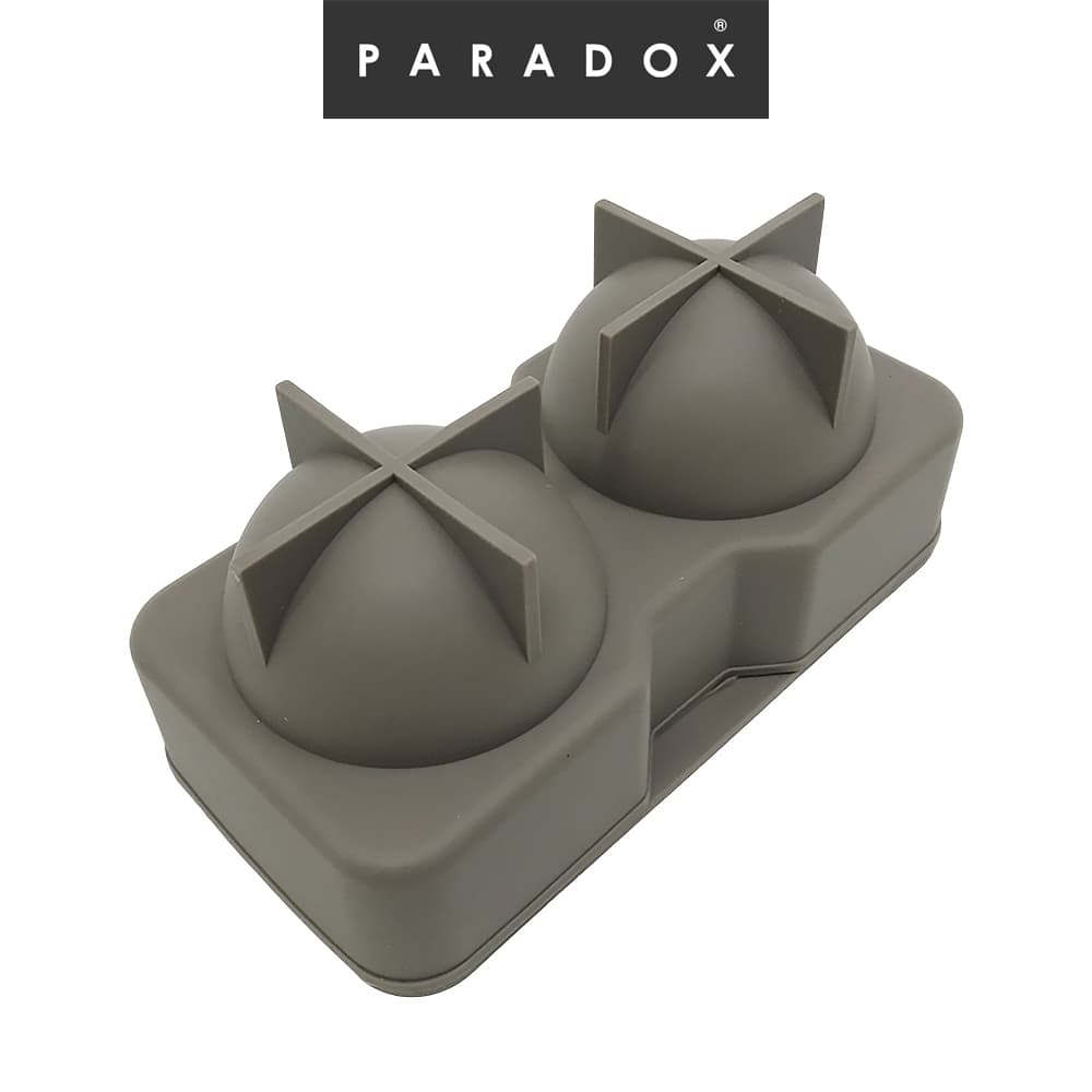 Paradox : พิมพ์น้ำแข็งกลม 2 ช่อง เส้นผศ.ต่อน้ำเเข็ง 1 ลูก 6 ซม Ice ball mould-2 balls BB Z1009 รูปที่ 4