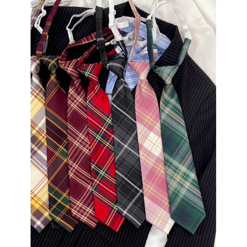 | เนคไทสำเร็จรูปลายสก็อต/เนคไทลายทาง necktie ขอใบกำกับภาษี รูปที่ 7