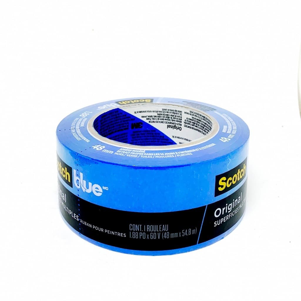 3M 2090 Scotchblue เทปกาว สก๊อตซ์-บลู สีฟ้า เทกาวสำหรับงานทาสี และตกแต่งโมเดล ขนาด 18 , 24 , 36 , 48 มม ยาว 55ม รูปที่ 2
