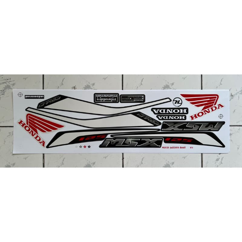 สติ๊กเกอร์ MSX 125 รุ่น2 ปี2015 รูปที่ 5