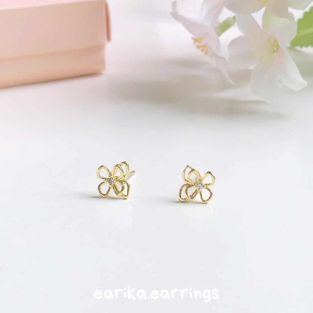 earika.earrings - Buttervine collection รวมต่างหูก้านเงินแท้ลายผีเสื้อสีหวาน ผิวแพ้ง่ายใส่ได้ รูปที่ 8