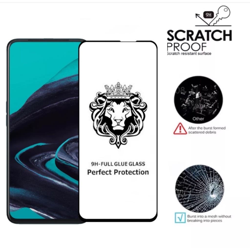 9H Full ฟิล์มกระจก เต็มจอ OPPO Reno2 Reno2F Reno3 Reno3Pro Reno4 Reno4Z Reno5 Reno6 Reno6Z Reno7 Reno7Z Reno7Pro GLASS รูปที่ 3