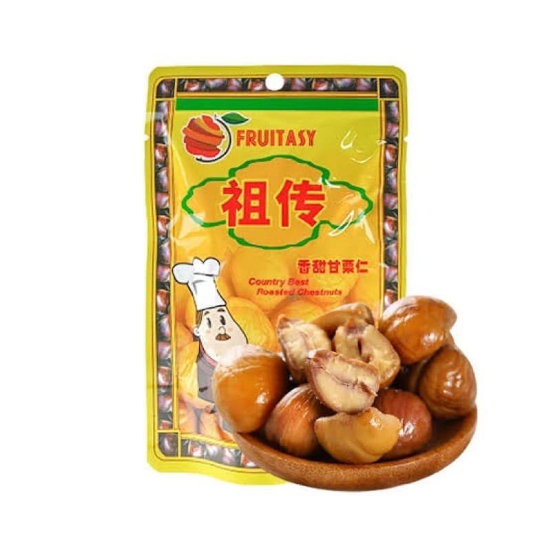 เนื้อเกาลัดอบพร้อมทาน เกาลัดก่อหยวน 80 กรัม Goryuan Roasted Chestnut รูปที่ 2