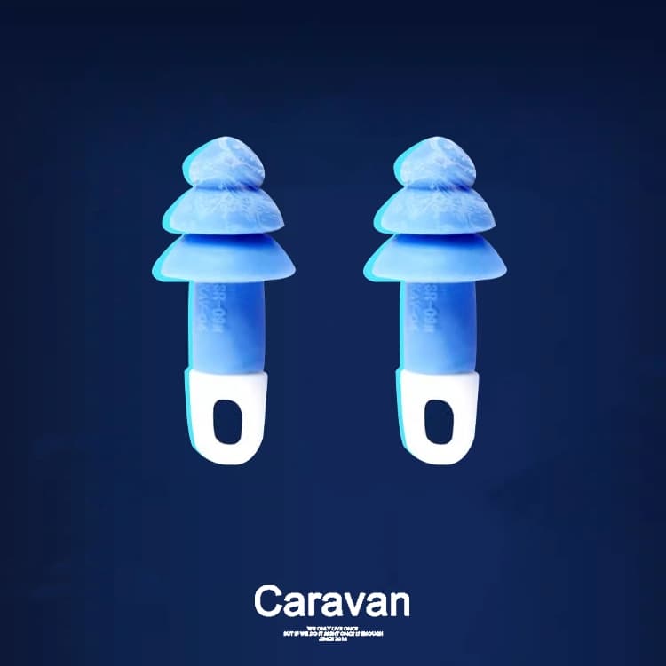 Caravan crew Earplugs ที่อุดหูซิลิโคนกันน้ำ รูปที่ 2