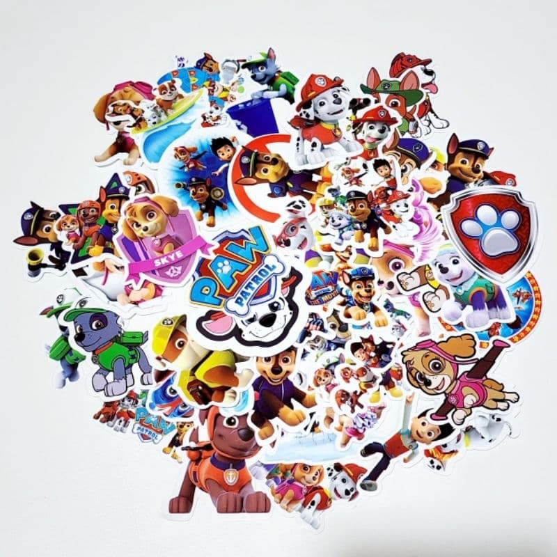 สติ๊กเกอร์ Paw Patrol พอล พาโทรล ติดแน่น กันน้ำ ติดขวดน้ำ ของเล่น sticker รูปที่ 2