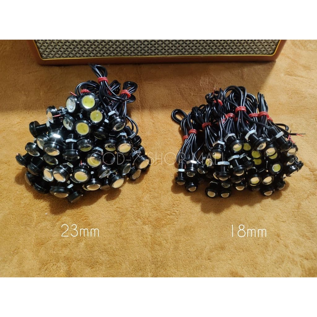 ไฟตาแมว DIY 12V 18mm, 23mm ไฟหรี่ ไฟเลี้ยว รถมอไซค์ กระบะ หกล้อ และอื่นๆ รูปที่ 3
